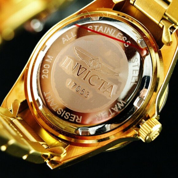 SALE! 18K GOLD INVICTA PRO DIVER WATCH - Picture 4 of 4